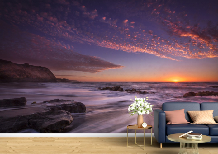 Tapet Premium Canvas - Expunere lunga la apus [1]