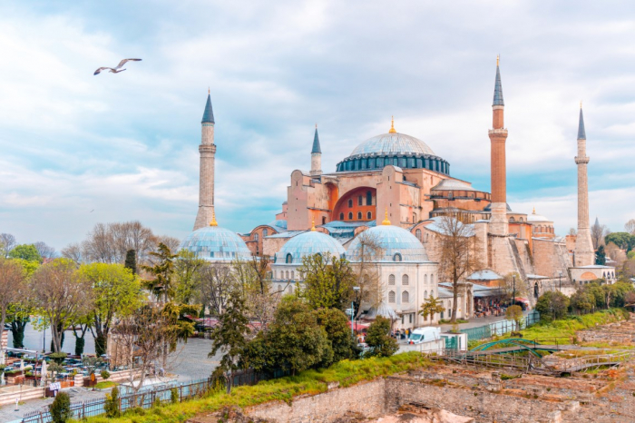 Tapet Premium Canvas - Hagia sofia din Istanbul [2]