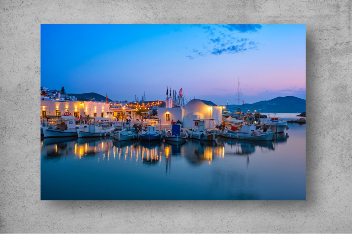 Tapet Premium Canvas - Insula Paros din Grecia [2]