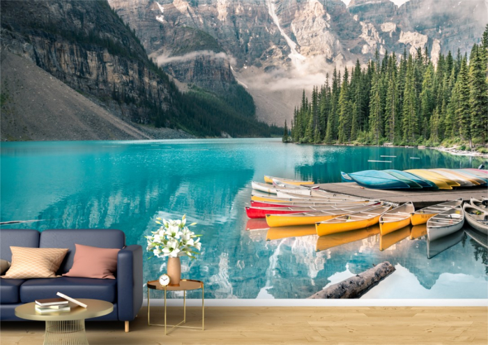 Tapet Premium Canvas - Lacul Antonio Italia [1]