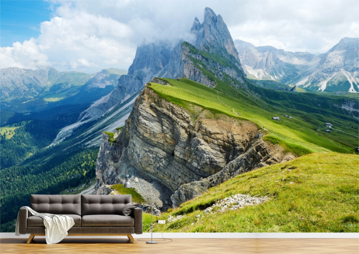 Tapet Premium Canvas - Muntele Seceda Italia [1]