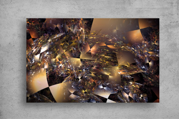 Tapet Premium Canvas - Oglinzi si reflexii abstract [2]