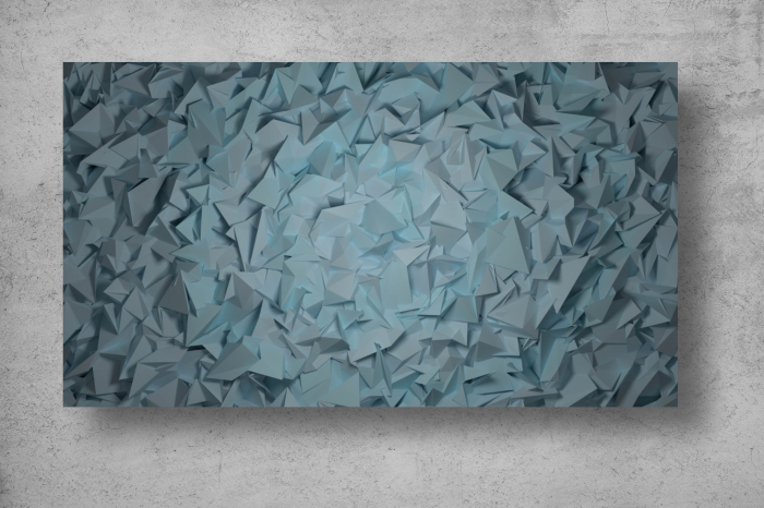 Tapet Premium Canvas - Origami 3d abstract [2]