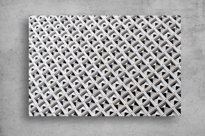 Tapet Premium Canvas - Patrate unite abstract [2]
