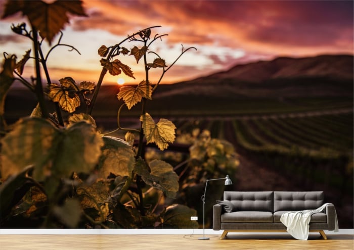 Tapet Premium Canvas - Peisaj pitoresc de la tara [1]