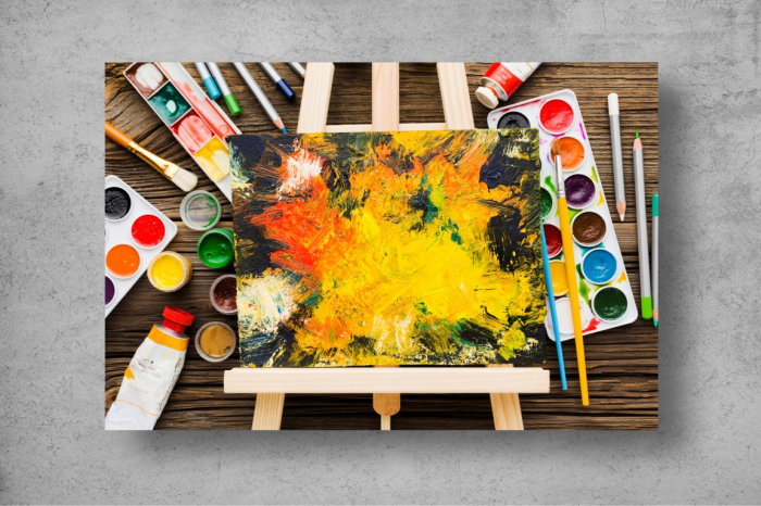 Tapet Premium Canvas - Pictura colorata [2]
