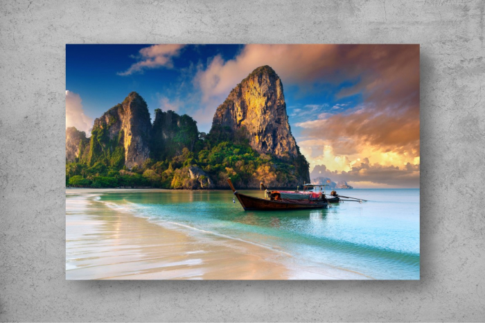 Tapet Premium Canvas - Plaja din paradisul thailandez [2]