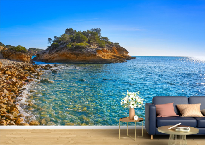 Tapet Premium Canvas - Plaja din Tarragona [1]