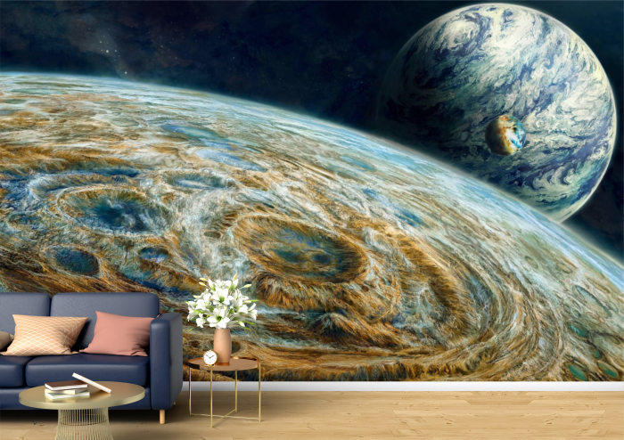 Tapet Premium Canvas - Planete in spatiu [1]