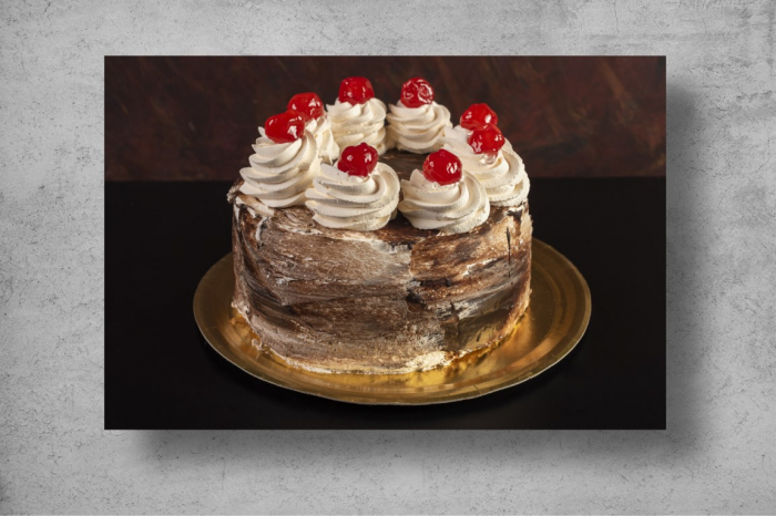 Tapet Premium Canvas - Tort cu topping si frisca [2]