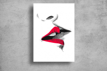 Tablou canvas - Abstract buze [1]