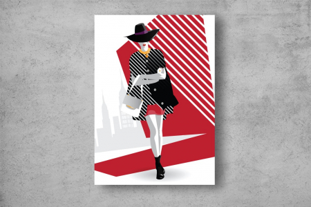 Tablou Canvas - Abstract model fashion [1]