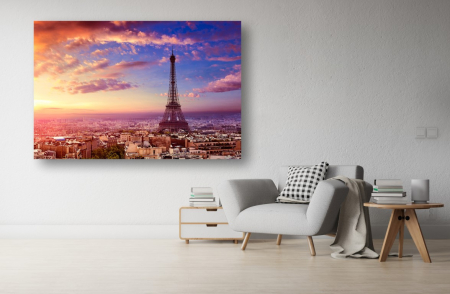 Tablouri Canvas Urbane - Tablou Canvas - Apus la Paris