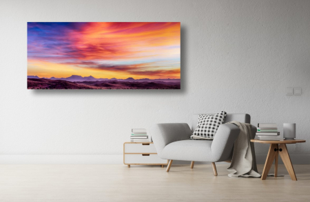 Tablouri Canvas cu peisaje - Tablou canvas - Apus magic in Africa