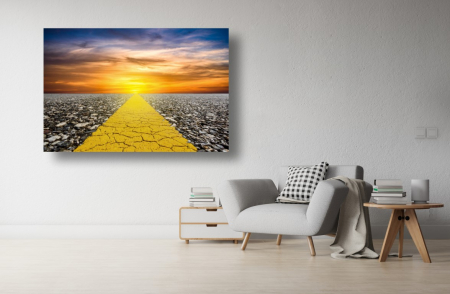 Tablouri Canvas cu peisaje - Tablou Canvas - Apusul de pe drum