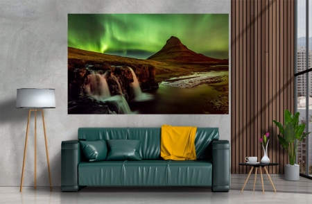 Tablouri Canvas cu peisaje - Tablou Canvas - Aurora boreala