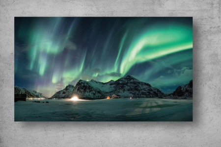 Tablou Canvas - Aurora boreala 5 [1]