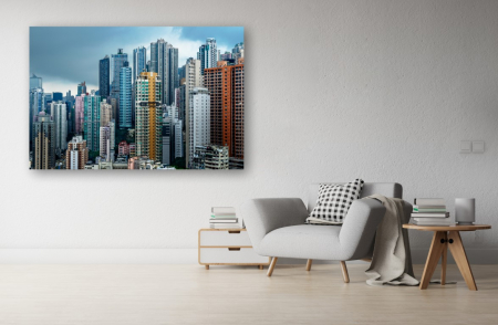 Tablouri Canvas Urbane - Tablou Canvas - Blocurile din Hong Kong