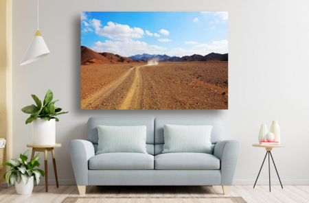 Tablouri Canvas cu peisaje - Tablou Canvas - Calator prin desert