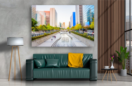 Tablouri Canvas Urbane - Tablou Canvas - Canal din Seul