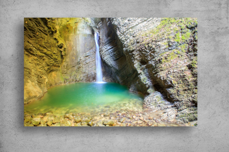 Tablou Canvas - Cascada din Slovenia [1]
