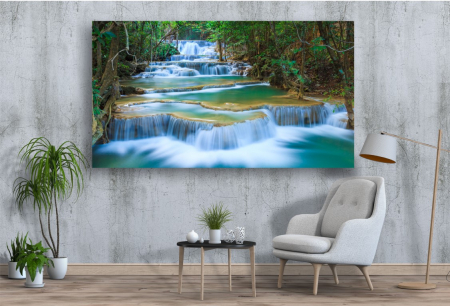 Tablouri Canvas cu peisaje - Tablou Canvas - Cascada in trepte