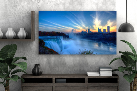Tablouri Canvas cu peisaje - Tablou Canvas - Cascada langa oras