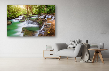 Tablouri Canvas cu peisaje - Tablou Canvas - Cascada verde