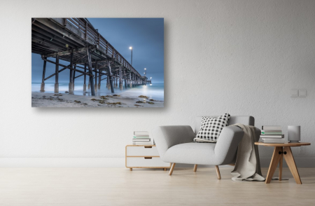 Tablouri Canvas cu peisaje - Tablou Canvas - Digul in noapte