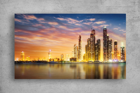 Tablou Canvas - Dubai la amurg [1]