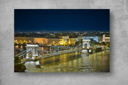 Tablou Canvas - Dunarea noaptea [1]