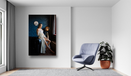 Tablouri Canvas Sexy - Tablou Canvas - Femeie sexy in lenjerie