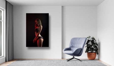 Tablouri Canvas Sexy - Tablou Canvas - Femeie sexy in lenjerie budoar