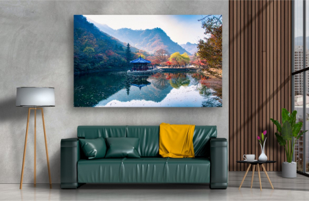 Tablouri Canvas cu peisaje - Tablou Canvas - Foisor asiatic