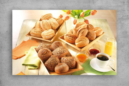 Tablouri Canvas Food - Tablou Canvas Food - Cafea si painici