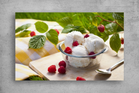 Tablouri Canvas Food - Tablou Canvas Food - Inghetata si mure