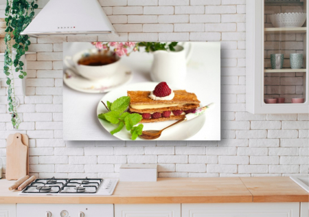 Tablou Canvas Food - Prajitura cu capsuni [1]