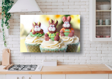 Tablou Canvas Food - Prajituri cu iepurasi [1]