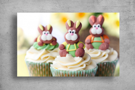 Tablouri Canvas Food - Tablou Canvas Food - Prajituri cu iepurasi