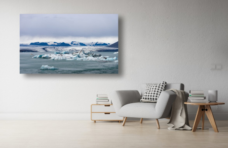 Tablouri Canvas cu peisaje - Tablou Canvas - Iceberg plutind in ocean
