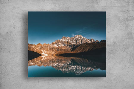 Tablou Canvas - Lacul Gokyo din Himalaya [1]