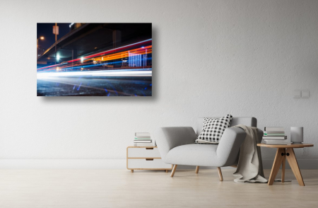 Tablouri Canvas Urbane - Tablou Canvas - Lumini in traficul aglomerat