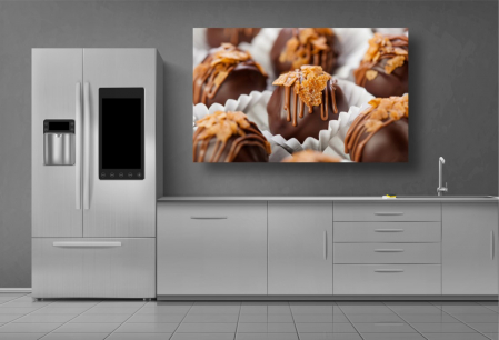 Tablou Canvas Food - Bomboane cu ciocolata [1]