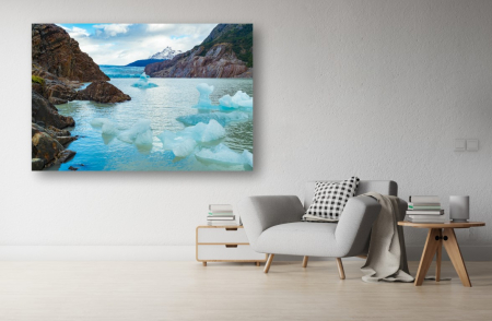 Tablouri Canvas cu peisaje - Tablou Canvas - Micul iceberg din Patagonia