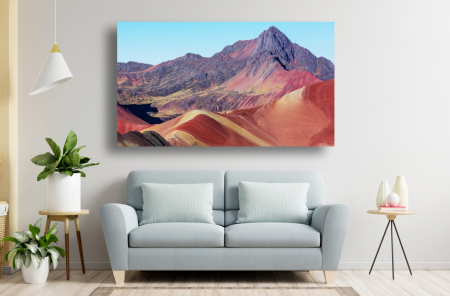 Tablouri Canvas cu peisaje - Tablou Canvas - Muntii colorati din Peru
