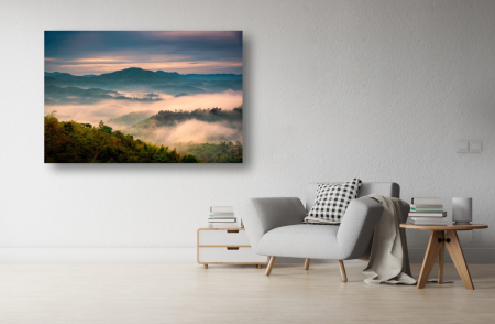 Tablouri Canvas cu peisaje - Tablou Canvas - Muntii incetosati