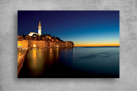 Tablou Canvas - Noapte feerica in port [1]
