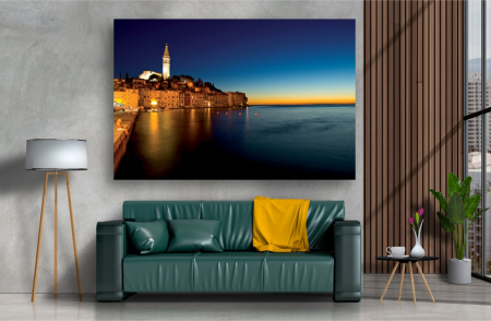 Tablouri Canvas Urbane - Tablou Canvas - Noapte feerica in port