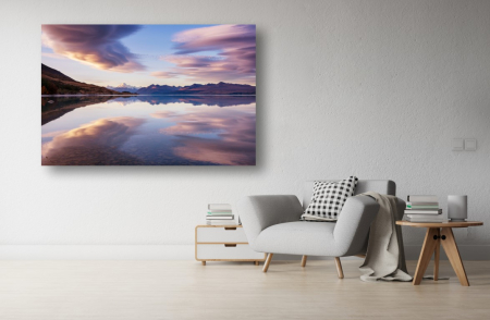 Tablouri Canvas cu peisaje - Tablou Canvas - Oglindirea perfecta la apus