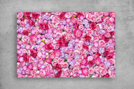 Tablou Canvas - Peretele de flori [1]